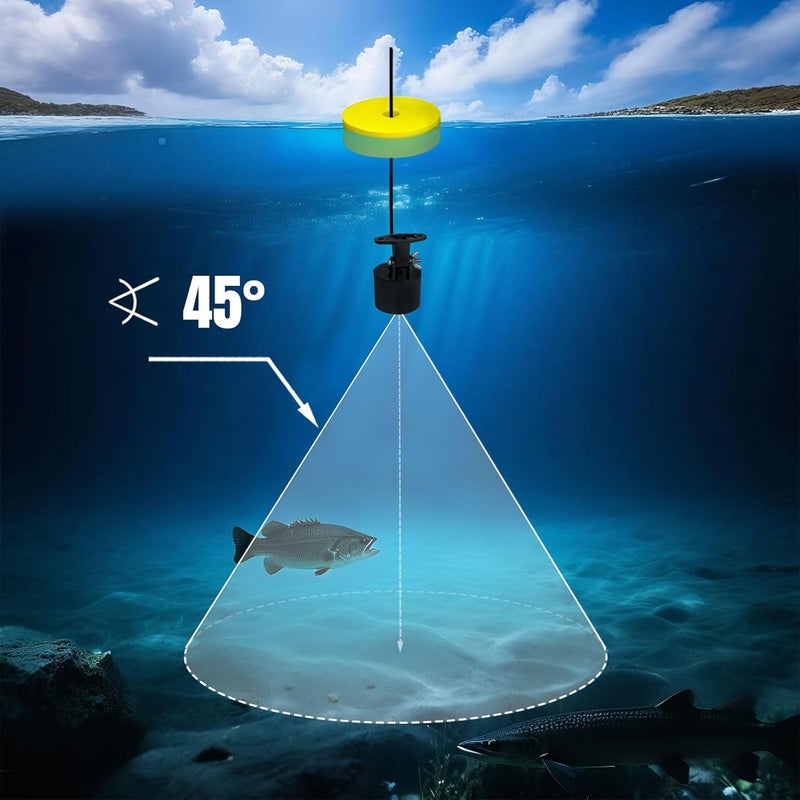 Venterior Portable Wired Fish Finder Ice Kayak Fishing Gear Water Depth Finder Handheld Fishfinder LCD Display Sonar Transducer - Image 5